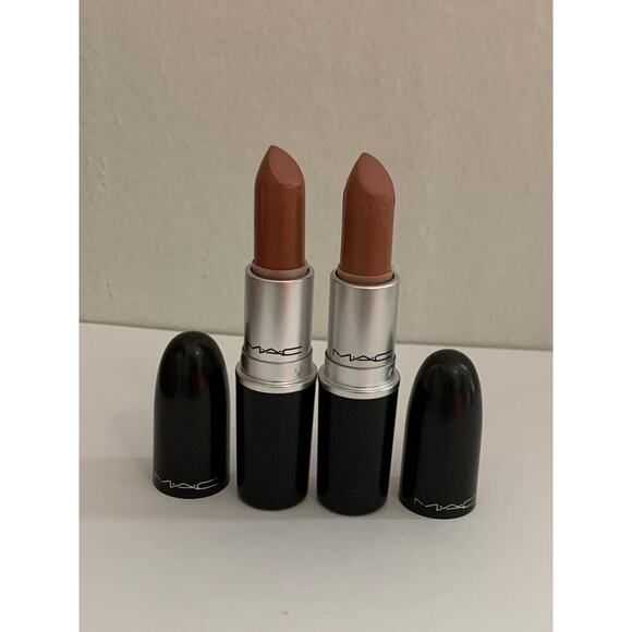 2X MAC Lustre Lipstick Jubilee Rare 509 Original VTG Warm Peach SET See Photos - Picture 1 of 9